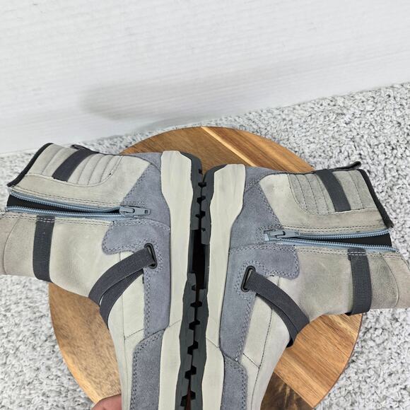 Merrell Icepack Mid Zip Polar Gray Leather 200 Gram Winter Boots Womens 8.5 - Picture 9 of 16